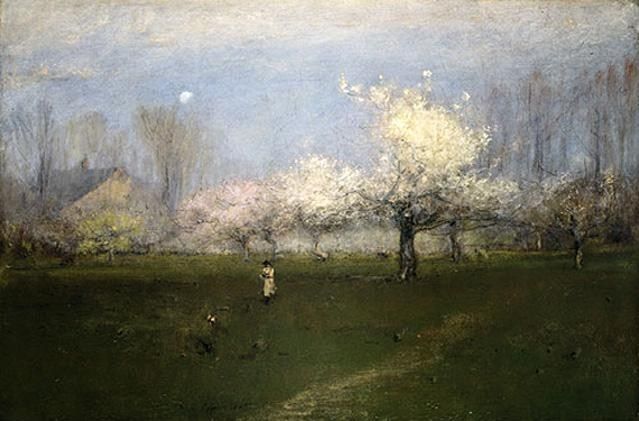 George Inness Spring Blossoms New Jersey